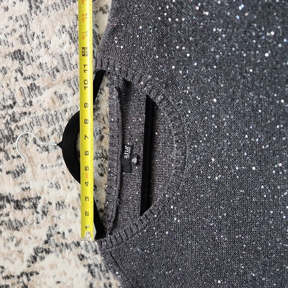 a.n.a. Castlerock Pewter Sequins Sweater - Picture 11 of 17